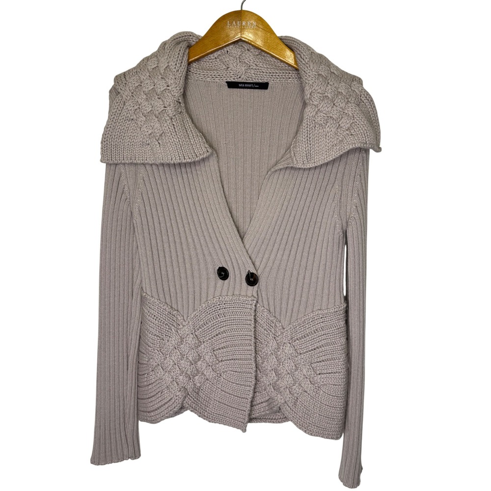 sita murt/ Cardigan Med/40 Tan